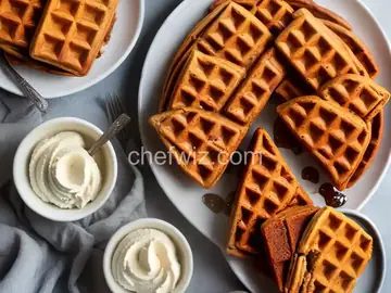 Banana Bread Waffles