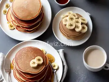 Banana Buckwheat Pancakes