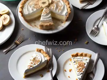 Banana Cream Pie with Coconut Crust