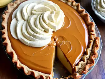 Banana Dulce de Leche Pie (Banana Caramel Pie)