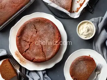 Banana Gingerbread with Vanilla Glaze