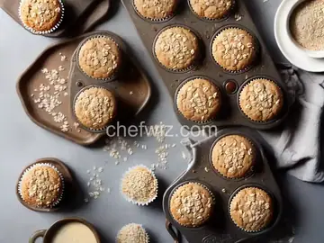 Banana Muffins With Brown Sugar Oat Streusel