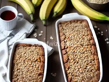 Banana Oat Bread Pudding