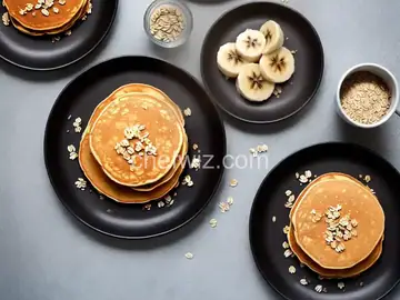 Banana Oat Pancakes