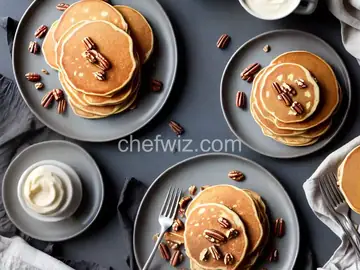 Banana Pecan Buttermilk Pancakes