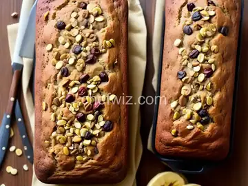 Banana Trail Mix Bread