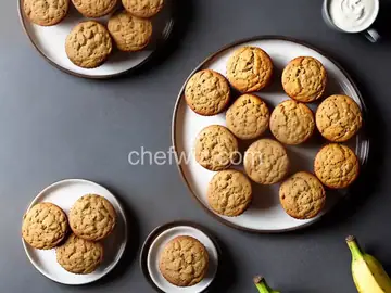 Banana and Flax Seed Muffins