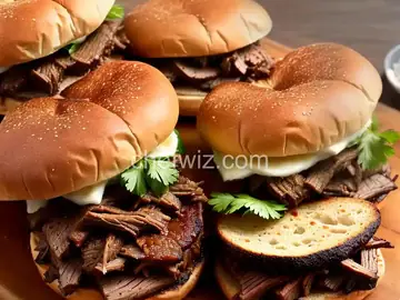 Barbecue-Braised Brisket Sandwiches