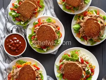 Barbecue Pulled-Turkey Sandwiches