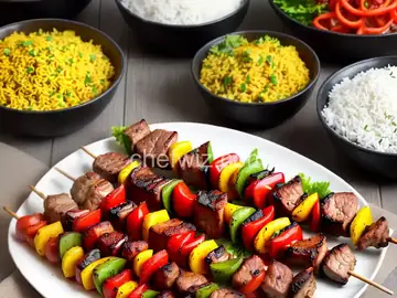 Barbecued Pork Kebabs