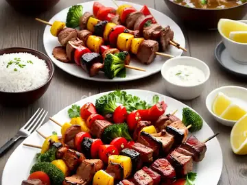 Barbecued Pork Skewers