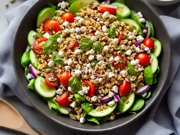 Barley Greek Salad