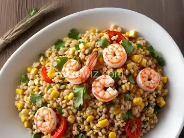 Barley, Shrimp, and Corn Salad