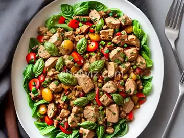 Basil Chicken Hash