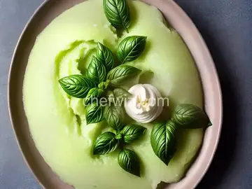 Basil Lime Sorbet
