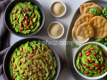 Basil Pesto Party Almonds