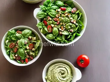 Basil Pesto Salad Dressing