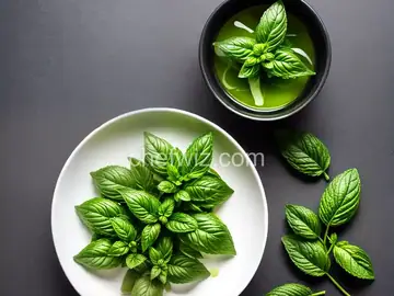 Basil and Mint Oil