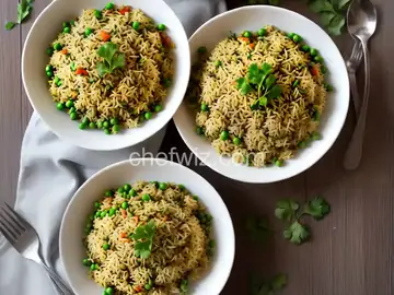 Basmati Rice and Pea Pilaf (Peas Pulao) Recipe