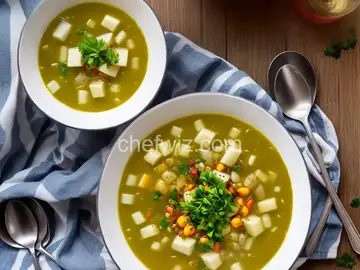 Bavarian Kohlrabi Soup