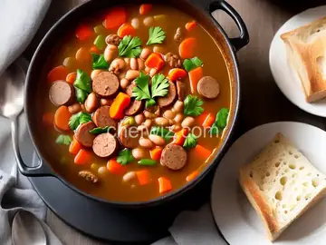 Bean and Sausage Soup