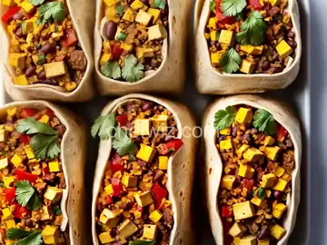 Bean and Tofu Burritos
