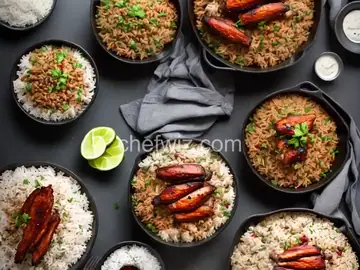 Beans and Rice w/ Smoked Turkey Wings
