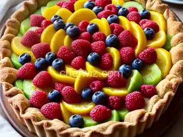 Beautiful Summer Fruit Tart