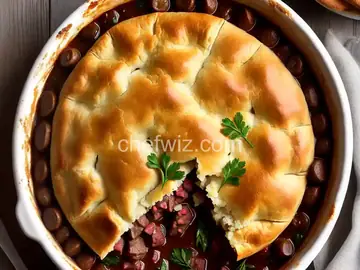 Beef Bourguignonne Pot Pie