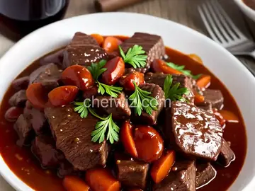 Beef Braised in Red Wine