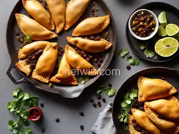Beef Empanadas with Olives and Raisins