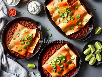 Beef Enchiladas with Flour Tortillas