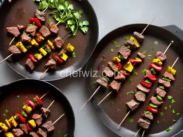 Beef Kebabs with the Frying Pan