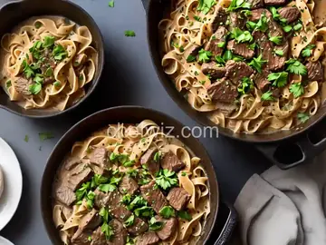 Beef Stroganoff with Noodles