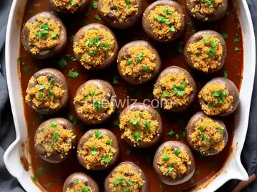 Beef-Stuffed Mushrooms