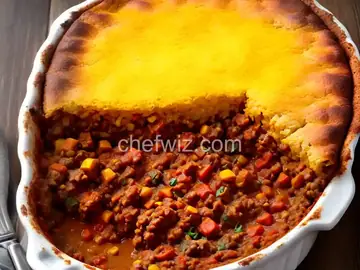 Beef Tamale Pie With Cornmeal Crust Recipe
