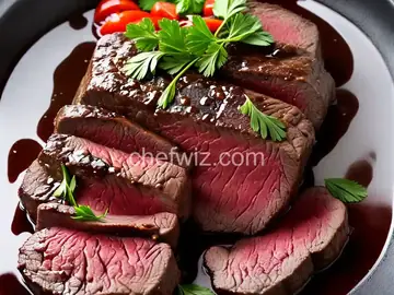 Beef Tenderloin with Quick Red Wine Pan Sauce