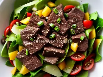 Beef Tip Salad Topping