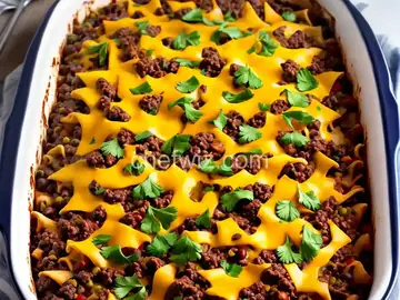 Beef and Bean Taco Casserole