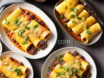 Beef and Cheese Manicotti