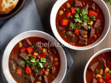 Beef and Red Cabbage Soup