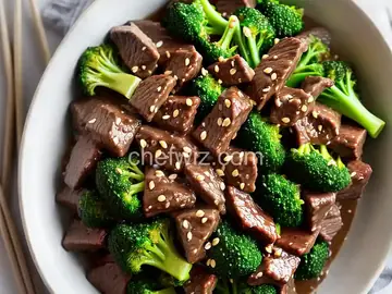 Beef and Riced Broccoli Bowl