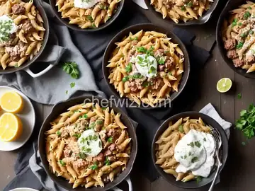 Beefy' Cheesy Pasta