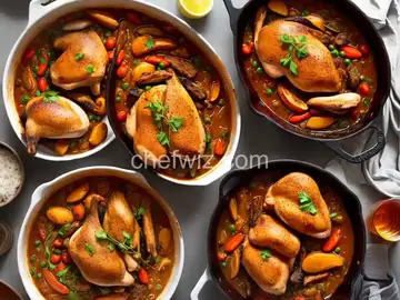 Beer-Braised Chicken