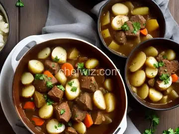 Beer Braised Irish Stew and Colcannon