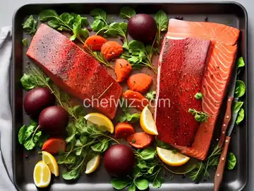 Beet-Cured Salmon