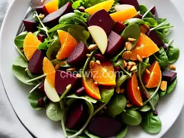 Beet, Orange, and Apple Salad