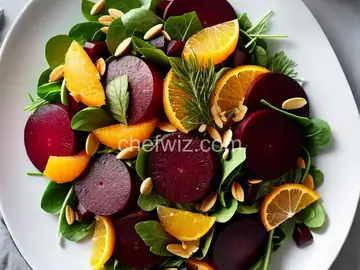 Beet and Citrus Salad With Pine Nut Vinaigrette Recipe