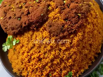 Benachin Or Jollof Rice From Senegambia (Gambia-Senegal)