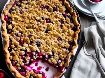 Berry Crumble Pie